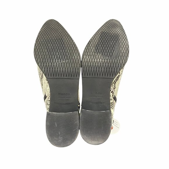 Blondo Women's NWT Elvina Snake Embossed Leather Waterproof Ankle Booties Sz 9.5 - Picture 8 of 9